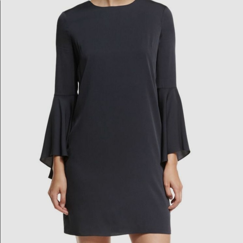 Milly Silk Bell Sleeve Dress. Size 6